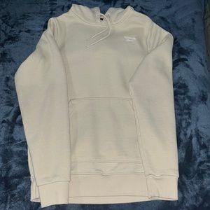 Cream Reebok Hoodie. Size Small